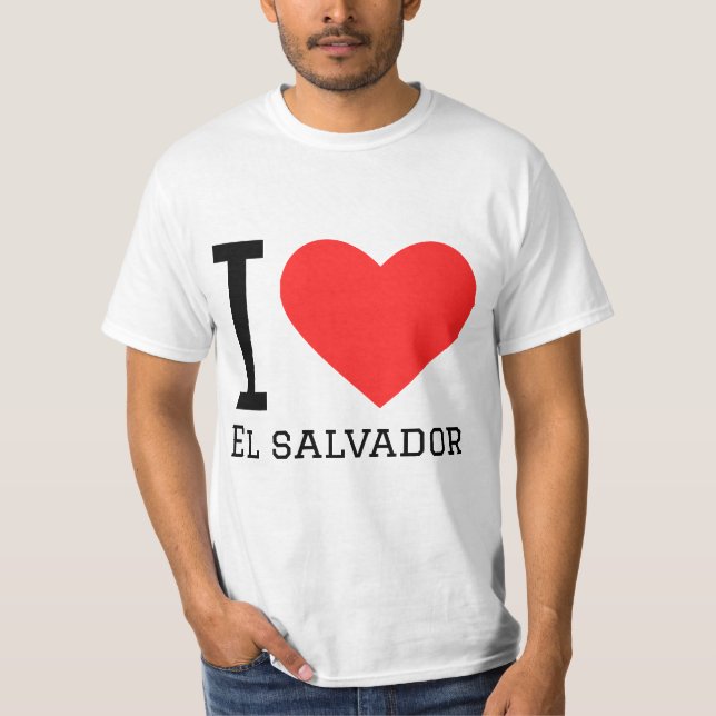 I kärlek el salvador t shirt (Framsida)