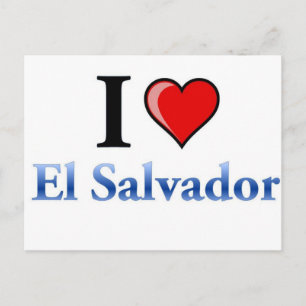 I Kärlek El Salvador Vykort