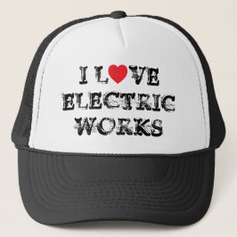 I Kärlek Electric Works™ Truckerkeps