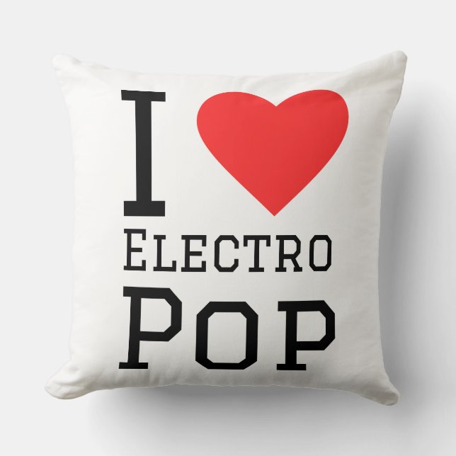 I kärlek elektropop kudde (Framsida)