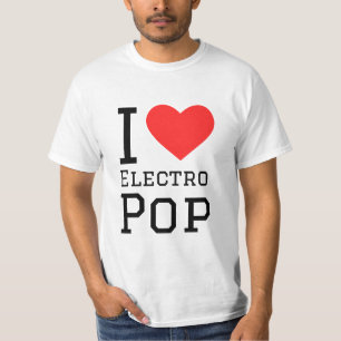 I kärlek elektropop t shirt