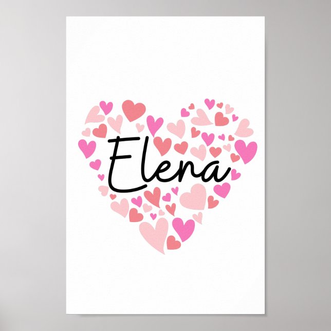 I kärlek Elena Poster (Framsidan)