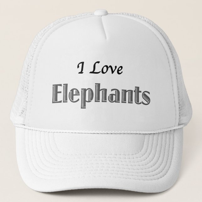 I Kärlek Elephants Keps (Framsida)