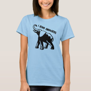 I Kärlek Elephants Shirt T