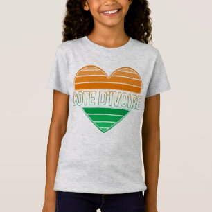 I Kärlek Elfenbenskusten Kusten, Elfenbenskustens T Shirt