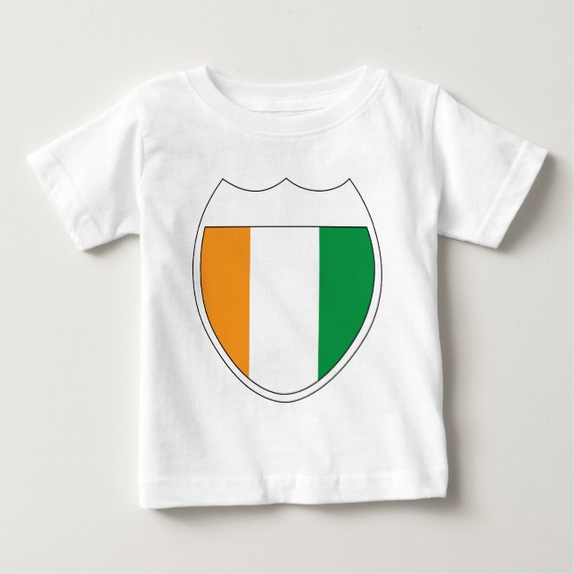 I Kärlek Elfenbenskusten Kusten Tee Shirt (Framsida)