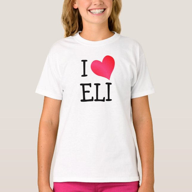 I Kärlek Eli T-shirt (Framsida)