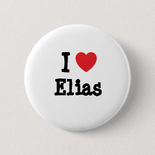 I kärlek Elias anpassningsbar personlig Knapp