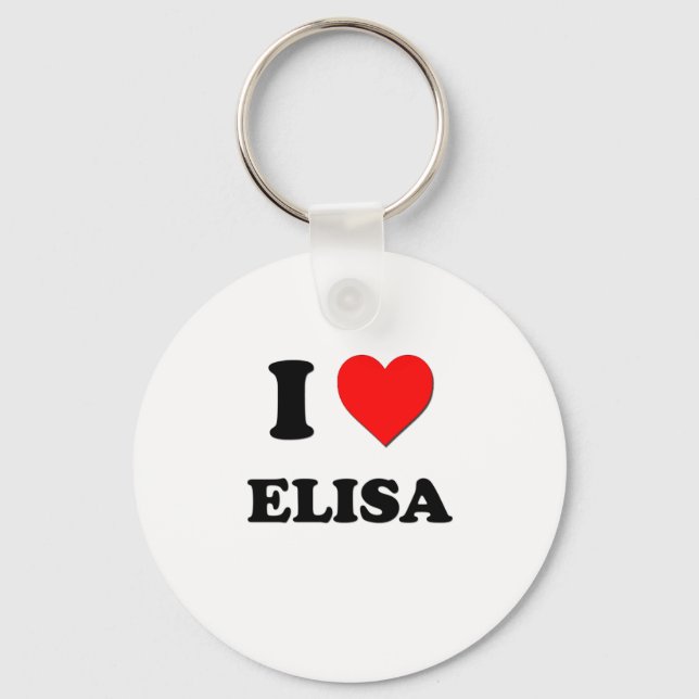 I Kärlek Elisa Nyckelring (Framsida)