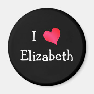 I Kärlek Elizabeth Magnet