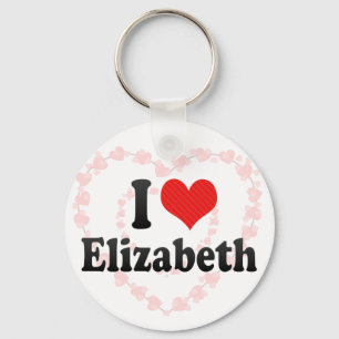 I Kärlek Elizabeth Nyckelring