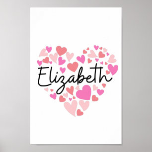 I kärlek Elizabeth Poster