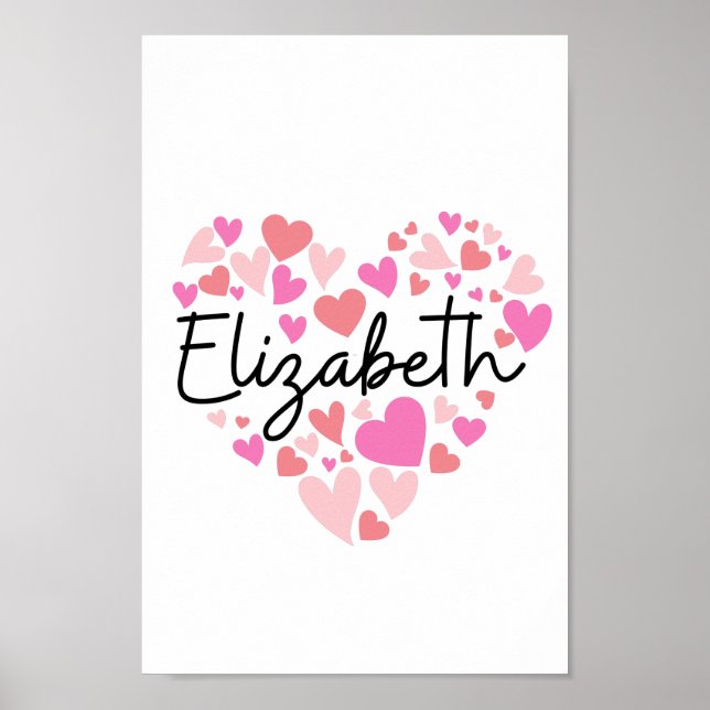 I kärlek Elizabeth Poster (Framsidan)