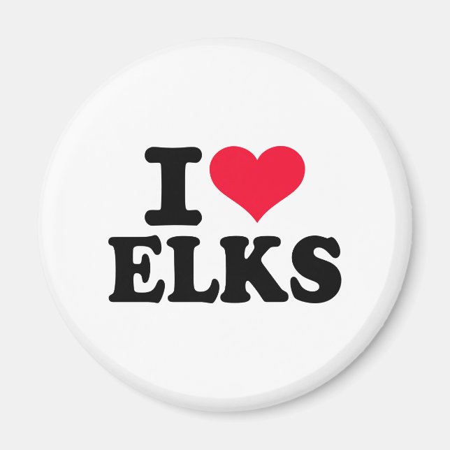 I kärlek Elks Magnet (Framsidan)