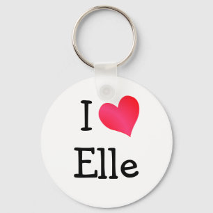 I Kärlek Elle Nyckelring