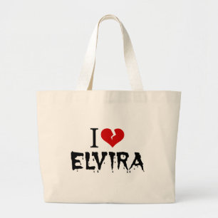 I Kärlek Elvira Broken Heart Jumbo Tygkasse