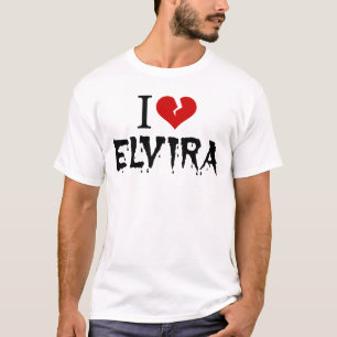I Kärlek Elvira Broken Heart T Shirt