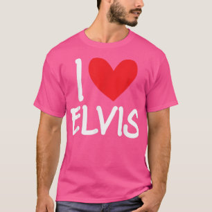 I Kärlek Elvis Namn Personlig Manar Guy BFF Friend T Shirt