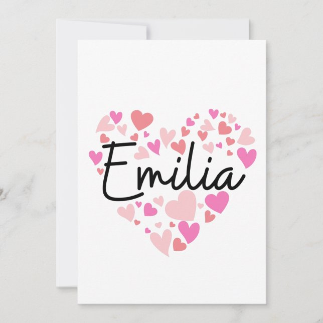 I kärlek Emilia Tack Kort (Framsida)