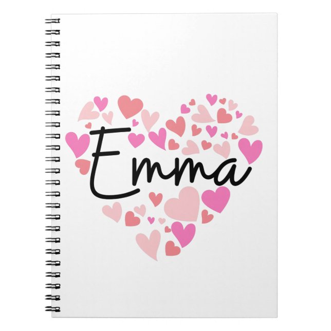 I kärlek Emma Anteckningsbok (Framsidan)