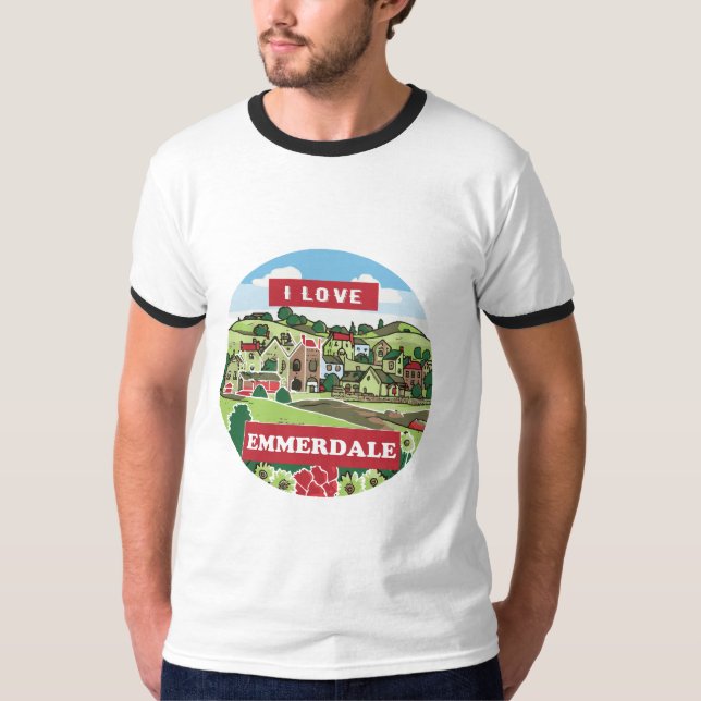 I KÄRLEK EMMERDALE’ Fanatic Tee (Framsida)