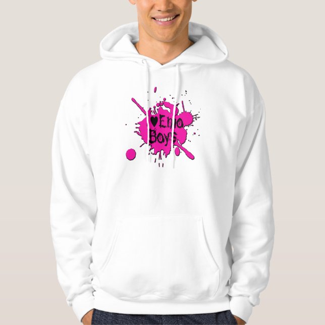 "I Kärlek Emo Boys" Hoodie (Framsida)