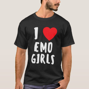 I Kärlek Emo Girls I Heart Emo Girls 14 T Shirt