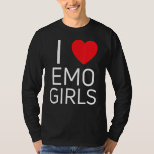 I Kärlek Emo Girls I Heart Emo Girls 1 T Shirt