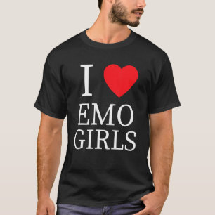 I Kärlek Emo Girls I Heart Emo Girls 4 T Shirt