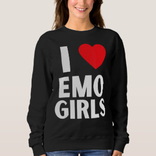 I Kärlek Emo Girls I Heart Emo Girls 8 T Shirt