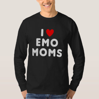 I Kärlek Emo Mammor Funny Red Heart 1 T Shirt