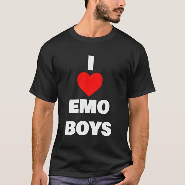 I Kärlek Emo T Shirt (Framsida)