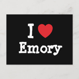 I kärlek Emory anpassningsbar personlig Vykort
