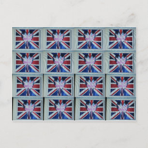 I Kärlek England Art Print Vykort