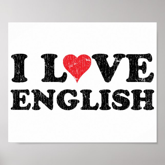 I Kärlek English Poster (Framsidan)