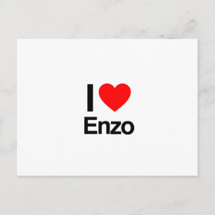 i kärlek enzo vykort