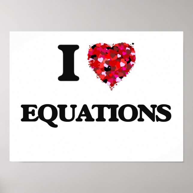 I kärlek EQUAATIONS Poster (Framsidan)