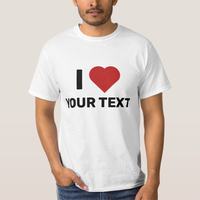 I Kärlek er text T Shirt (Framsida)