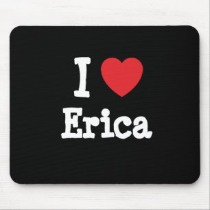 I kärlek Erica hjärta T-Shirt Musmatta