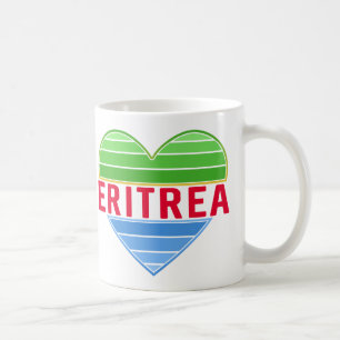 I Kärlek Eritrea, Eritrean Heart Kaffemugg