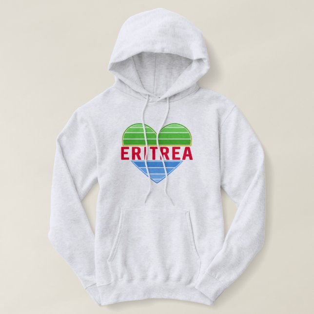 I Kärlek Eritrea, Eritrean Heart T Shirt (Design framsida)