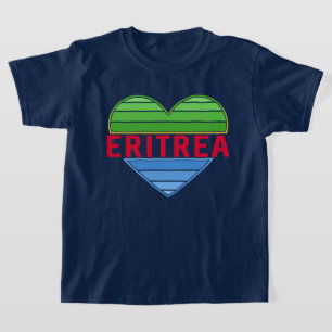 I Kärlek Eritrea, Eritrean Heart T Shirt