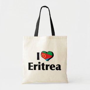 I Kärlek Eritrea Flagga Tygkasse