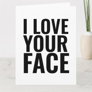 I KÄRLEK ERT ANSIKTE ROMANTIC NAUGHTY CARDS KORT