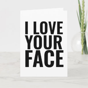 I KÄRLEK ERT ANSIKTE ROMANTIC NAUGHTY CARDS KORT