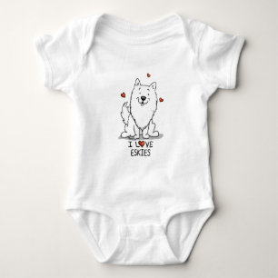 I Kärlek Eskies (I Kärlek American Eskimo Hundar) T Shirt