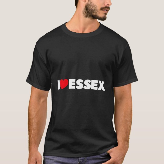 I Kärlek Essex T Shirt (Framsida)