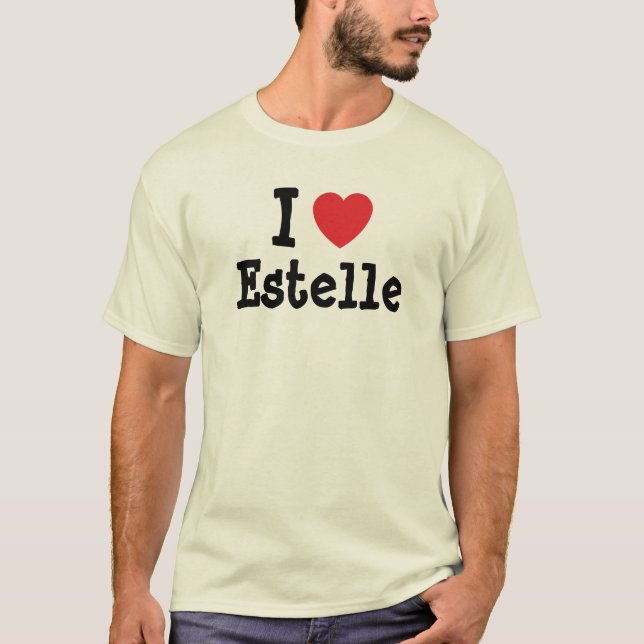 I kärlek Estelle hjärta T-Shirt (Framsida)