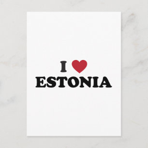 I Kärlek Estland Vykort
