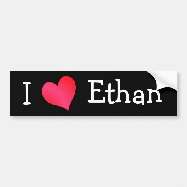 I Kärlek Ethan Bildekal (Framsidan)